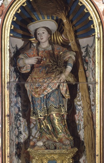 ROLDAN LUISA ATRIB(ROLDANA)
ESCULTURA-MUJER FUERTE DE LA BIBLIA"RUTH"MADERA Y OTROS MATERIALES POLICROMADOS 1736
GUADALUPE, MONASTERIO
CACERES

This image is not downloadable. Contact us for the high res.