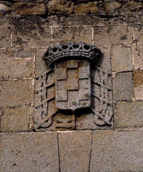 EXTERIOR-PUERTA DE ENTRADA-DET ESCUDO EN PIEDRA DE LA CASA DE ALBA
ABADIA, PALACIO DE SOTOFERMOSO
CACERES