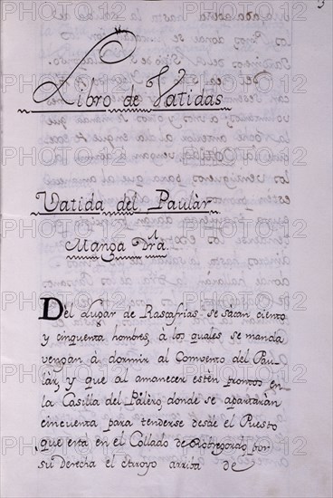 "LIBRO DE VATIDAS"(CARLOS IV) FOL 3-"VATIDA DEL PAULAR"
MADRID, PALACIO REAL-BIBLIOTECA
MADRID

This image is not downloadable. Contact us for the high res.