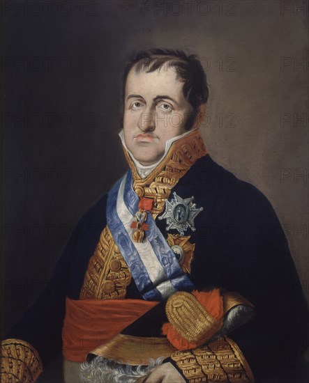 CRUZ Y RIOS LUIS DE 1776/1853
FERNANDO VII (ANTES ATRIBUIDO ANONIMO S XIX)
MADRID, CAJA DE AHORROS
MADRID

This image is not downloadable. Contact us for the high res.