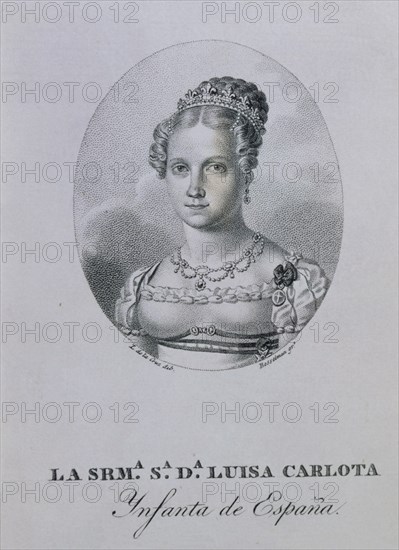 CRUZ Y RIOS LUIS DE 1776/1853
GRABADO-INFANTA  LUISA CARLOTA
MADRID, BIBLIOTECA NACIONAL
MADRID

This image is not downloadable. Contact us for the high res.