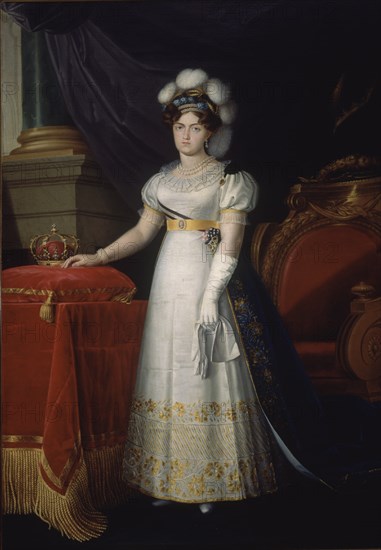 CRUZ Y RIOS LUIS DE 1776/1853
LA REINA MARIA JOSEFA AMALIA-TERCERA ESPOSA DE FERNANDO VII
MADRID, COLECCION RUMEU DE ARMAS
MADRID

This image is not downloadable. Contact us for the high res.