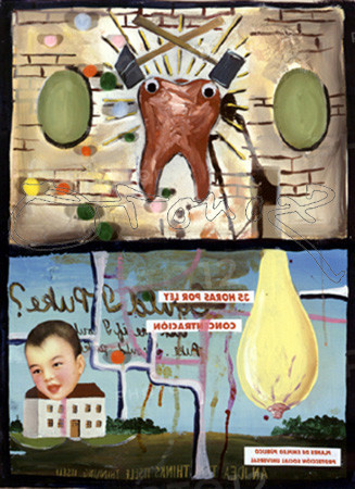 OCAMPO MANUEL 1965-
SWIMMING IN THE MIRE OF THE BOURGEOISIE'S DANDRUFF , 1998
MADRID, GALERIA SOLEDAD LORENZO
MADRID

This image is not downloadable. Contact us for the high res.