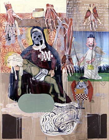 OCAMPO MANUEL 1965-
DEAR SATAN.IT'S TIME TO KILL GOD'S SON, 1998
MADRID, GALERIA SOLEDAD LORENZO
MADRID

This image is not downloadable. Contact us for the high res.