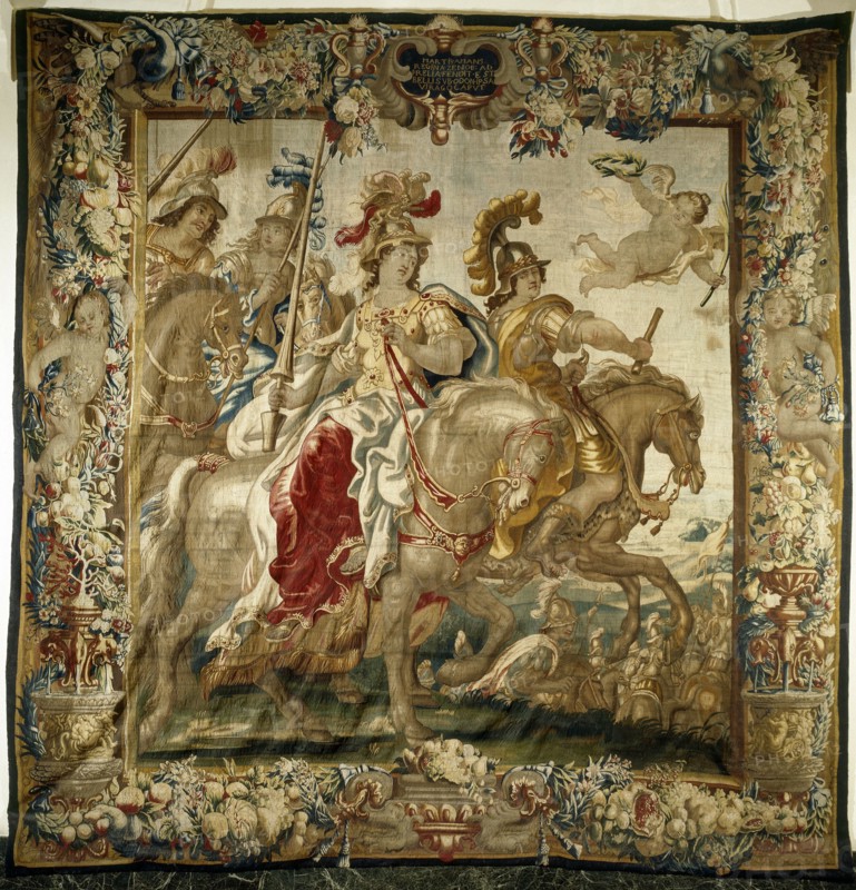 Mars and Zenobia Riding a Horse