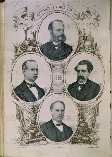 LLANTA B
DIPUTADOS PINTADOS POR SUS HECHOS"ROBERTO ROBERT-QUESADA-BALLESTEROS-STA CRUZ DE AGUIRRE"CORTES C 18
MADRID, CONGRESO DE LOS DIPUTADOS-BIBLIOTECA
MADRID

This image is not downloadable. Contact us for the high res.
