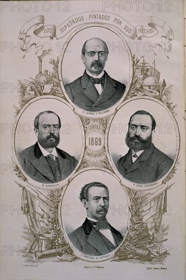 LLANTA B
DIPUTADOS PINTADOS POR SUS HECHOS"APARISI Y GUIJARRO-BOBADILLA-ISASI ISASMENDI-MONTERO ESPINOSA"CORT
MADRID, CONGRESO DE LOS DIPUTADOS-BIBLIOTECA
MADRID

This image is not downloadable. Contact us for the high res.