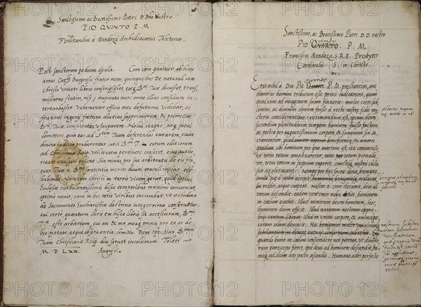 MENDOZA Y BOVADILLA F
"DE NATURALI CUM CHRISTO UNITATE"1566-MANUSCRITO ORIGINAL CON CORRECCIONES-DOBLE PAGINA
MADRID, CONGRESO DE LOS DIPUTADOS-BIBLIOTECA
MADRID

This image is not downloadable. Contact us for the high res.