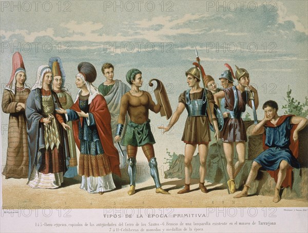 LAFUENTE MODESTO
CROMOLITOGRAFIA"TIPOS DE LA EPOCA PRIMITIVA"HªGRAL DE ESPAÑA-ED ILUSTRADA BARNA.MONTANER Y SIMON
MADRID, CONGRESO DE LOS DIPUTADOS-BIBLIOTECA
MADRID