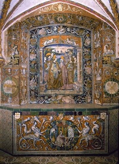 PISANO NICOLA
PALACIO ALTO-ORATORIO DE LOS RRCC-ALTAR RETABLO DE CERAMICA 1504-CON EMBLEMAS HERALDICOS DE LOS REYE
SEVILLA, REALES ALCAZARES
SEVILLA

This image is not downloadable. Contact us for the high res.