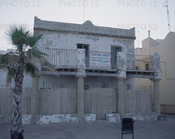 CASA DEL CABLE - CENTRO DE CONEXION CON LAS ISLAS BALEARES - PROXIMO MUSEO MARITIMO-
JAVEA, EXTERIOR
ALICANTE