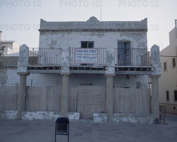 CASA DEL CABLE - CENTRO DE CONEXION CON LAS ISLAS BALEARES - PROXIMO MUSEO MARITIMO-
JAVEA, EXTERIOR
ALICANTE