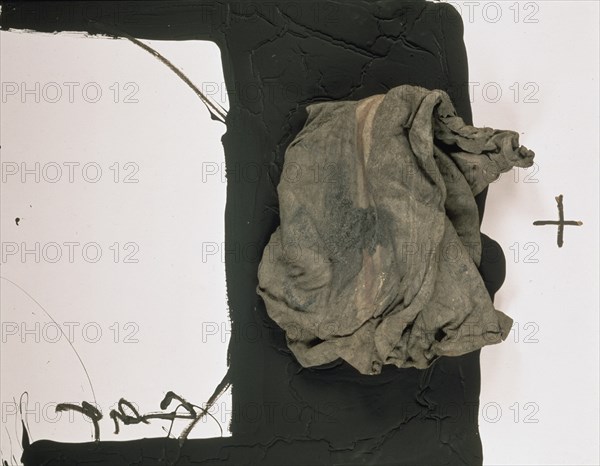 TAPIES ANTONI 1923-
MANTA - 1995 - 146 X 114 cm - Pintura y Collage/Madera
MADRID, GALERIA SOLEDAD LORENZO
MADRID