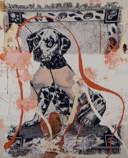GALINDO JORGE 1964/
DALMATA - COLLAGE-  LA VIDA DE LAS BÊTES- 1999
BOROX, COLECCION JORGE GALINDO
TOLEDO
