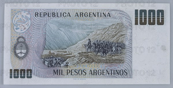 BILLETE DE MIL PESOS ARGENTINOS - REVERSO

This image is not downloadable. Contact us for the high res.