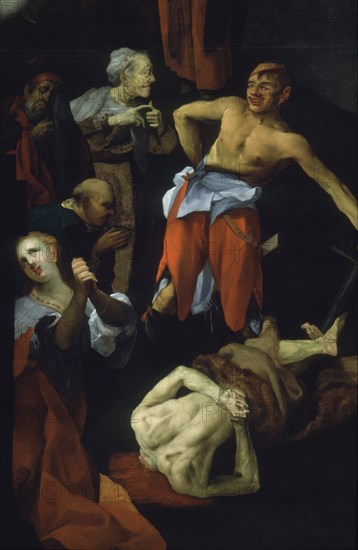 ANONIMO
DEGOLLACION DE S JUAN BAUTISTA- DET IZQDA - L- HACIA 1650- L 2,80 X 9,52- Nº P 1940
MADRID, MUSEO DEL PRADO-PINTURA
MADRID

This image is not downloadable. Contact us for the high res.
