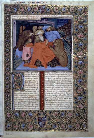 ILUSTRACION MINIADA DE LA BIBLIA- ESCENA DE SAN JERONIMO- TRADUCCION DEL LATIN AL FRANCES
VATICANO, BIBLIOTECA
VATICANO

This image is not downloadable. Contact us for the high res.