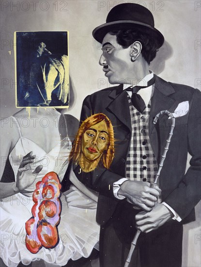 SALLE DAVID 1952-
FARCE - 1992 - 200 X 143 CM - OLEO/ACRILICO/LIENZO
MADRID, GALERIA SOLEDAD LORENZO
MADRID