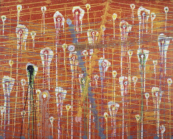 GARCIA SEVILLA FERRAN
IMAN 34 - 1999 - OLEO/TELA   1,30 x 1,62
MADRID, GALERIA JUANA DE AIZPURU
MADRID