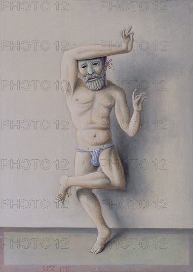 PEREZ VILLALTA GUILLERMO 1948-
DANZANTE CON MASCARA DE DIONISOS - 1997 - 50x36- TEMPLE/LIENZO
MADRID, GALERIA SOLEDAD LORENZO
MADRID

This image is not downloadable. Contact us for the high res.