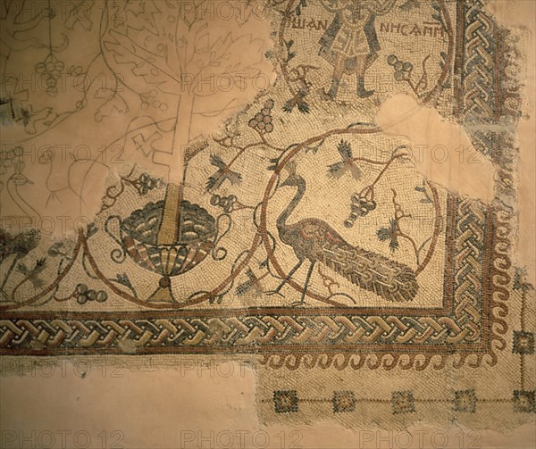 MOSAICO PALEOCRISTIANO DE LA BASILICA DE NEBO
NACION, MONTE NEBO
JORDANIA

This image is not downloadable. Contact us for the high res.