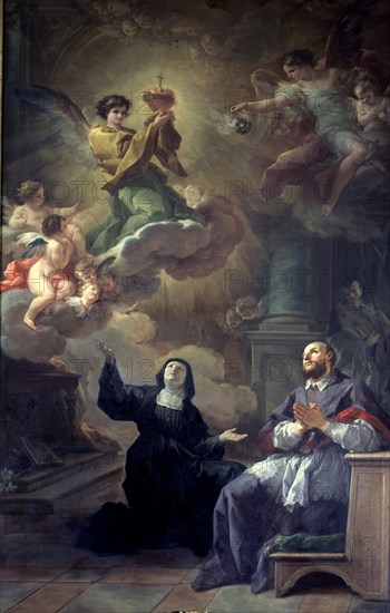 GIAQUINTO CORRADO 1703/1766
SAN FRANCISCO DE SALES Y SANTA JUANA DE CHANTAL - S XVIII
MADRID, SALESAS REALES
MADRID