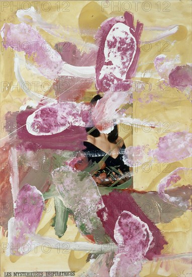 GALINDO JORGE 1964/
LES MYSTERIEUSES INSPIRATRICES - 2000 - 100x70 - OLEO/COLLAGE/PAPEL
MADRID, GALERIA SOLEDAD LORENZO
MADRID