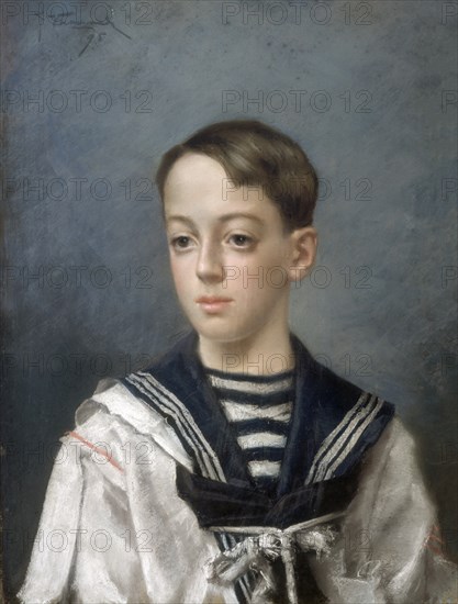 VAAMONDE JOAQUIN 1872-1900
RETRATO DE Dª HERNANDO FITZ-JAMES STUART Y FALCO- DUQ DE PEÑARANDA DE DUERO-1895-PASTEL/PAPEL- 59x44
MADRID, COLECCION DUQUES DE ALBA
MADRID