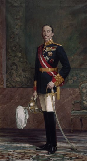 AQUINO Y LOSADA NICOLAS
ALFONSO XIII REY DE ESPAÑA - 1912 - 250x140 - O/L
MADRID, SENADO-PINTURA
MADRID

This image is not downloadable. Contact us for the high res.