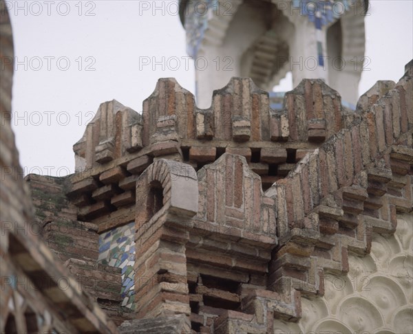 GAUDI ANTONI 1852-1926
DETALLE DE LA FACHADA - 1884-87
BARCELONA, FINCA GUELL
BARCELONA

This image is not downloadable. Contact us for the high res.