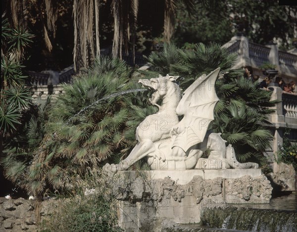 DETALLE DE LA ESCULTURA DE UN DRAGON EN LA CASCADA MONUMENTAL EN LA QUE TRABAJO GAUDI
BARCELONA, PARQUE DE LA CIUDADELA
BARCELONA

This image is not downloadable. Contact us for the high res.