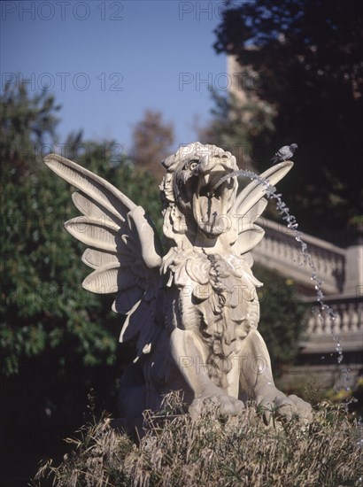 DETALLE DE LA ESCULTURA DE UN DRAGON EN LA CASCADA MONUMENTAL EN LA QUE TRABAJO GAUDI
BARCELONA, PARQUE DE LA CIUDADELA
BARCELONA

This image is not downloadable. Contact us for the high res.