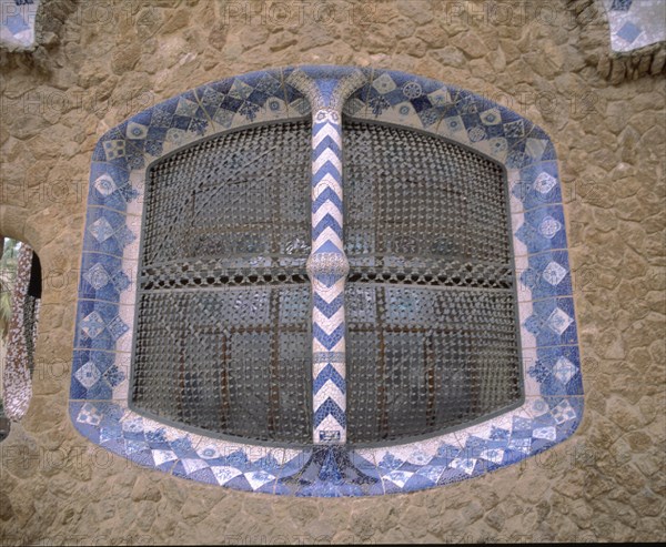 GAUDI ANTONI 1852-1926
VENTANA DEL PABELLON DE LA ENTRADA-SALA DE ESPERA Y DE TELEFONO COMUNAL- 1900/1914
BARCELONA, PARQUE GÜELL
BARCELONA

This image is not downloadable. Contact us for the high res.