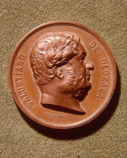 ANVERSO - MONEDA DE SALUSTIANO DE OLOZAGA - Conj nº 7075
MADRID, COLECCION MARQUES DE LOZOYA
MADRID