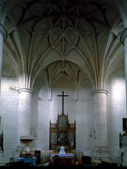 INTERIOR DE ESTILO GOTICO DEL SIGLO  XVI - REEDIFICADA EN EL SIGLO  XIX TRAS UN INCENDIO
PRIEGO, IGLESIA DE SAN NICOLAS DE BARI
CUENCA

This image is not downloadable. Contact us for the high res.