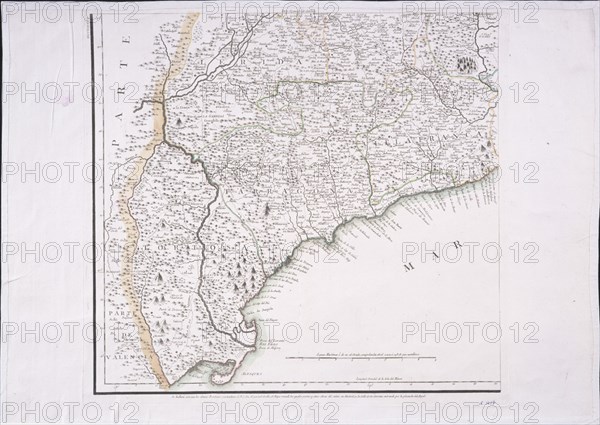 LOPEZ TOMAS 1730/1802
MAPA DE PARTE DEL PRINCIPADO DE CATALUÑA - 1776 - (PARTE SEGUNDA)
MADRID, BIBLIOTECA NACIONAL MAPAS
MADRID

This image is not downloadable. Contact us for the high res.