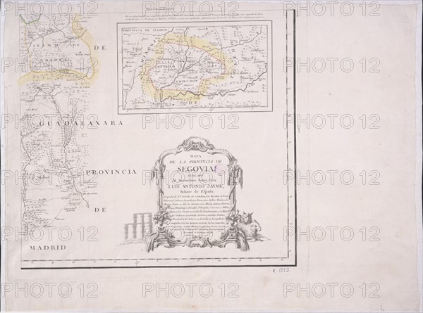 LOPEZ TOMAS 1730/1802
MAPA - PROVINCIA DE SEGOVIA-1773-DEDICADO AL INFANTE DE ESPAÑA LUIS ANTONIO JAYME - (PARTE PRIMERA)
MADRID, BIBLIOTECA NACIONAL MAPAS
MADRID

This image is not downloadable. Contact us for the high res.