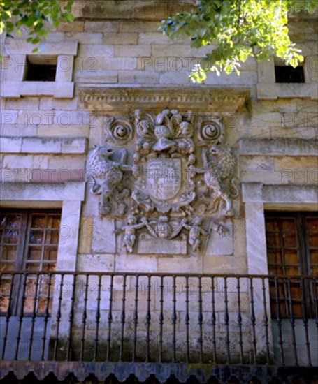 EXTERIOR -  ESCUDO EN LA FACHADA
CORRALES DE BUELNA, PALACIO CONDES DE MANSILLA
CANTABRIA

This image is not downloadable. Contact us for the high res.