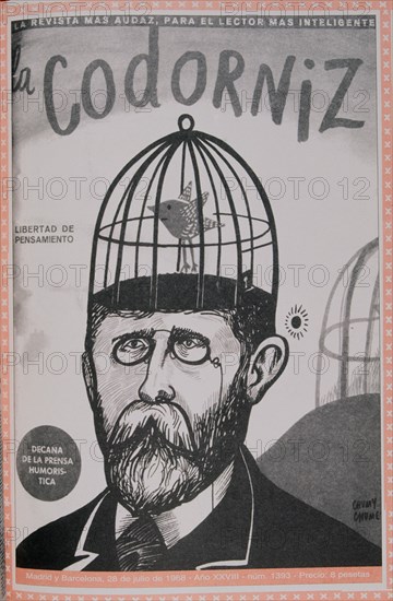 CHUMY CHUMEZ
PORTADA DE LA REVISTA LA CODORNIZ DEL 28 DE JULIO DE 1968
MADRID, COLECCION PARTICULAR
MADRID

This image is not downloadable. Contact us for the high res.