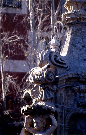 RIBERA PEDRO DE 1683/1742
FUENTE DE LA FAMA - 1731 - DETALLE
MADRID, EXTERIOR
MADRID