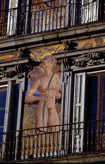 FRANCO CARLOS
CASA DE LA PANADERIA TRAS LA REFORMA - FRESCOS MITOLOGICOS REALIZADOS ENTRE 1988 Y 1992
MADRID, PLAZA MAYOR
MADRID