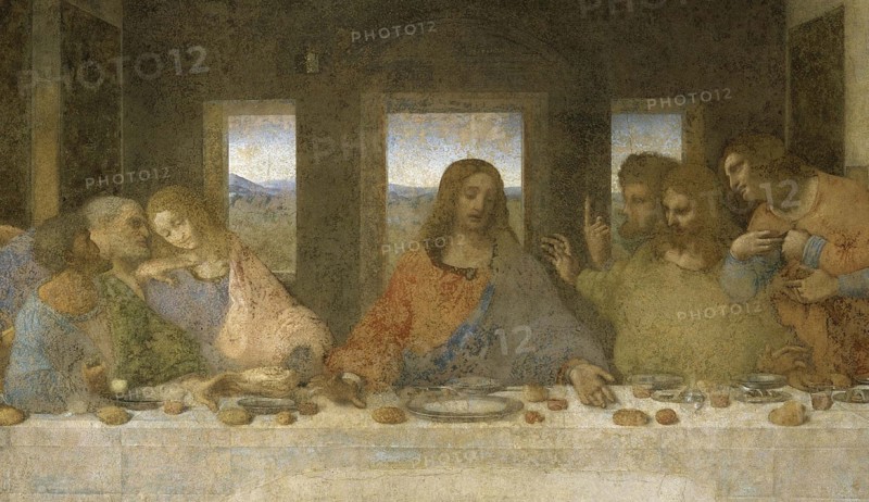 De Vinci, La Dernière Cène (détail)