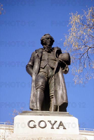 Benlliure, statue de Francisco de Goya
