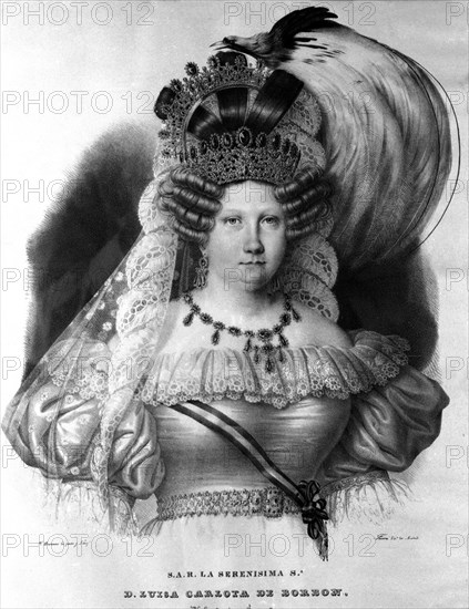 LITOGRAFIA DE LUISA CARLOTA DE BORBON - INFANTA DE ESPAÑA - S XIX
MADRID, MUSEO MUNICIPAL
MADRID

This image is not downloadable. Contact us for the high res.