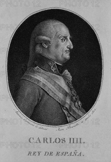 CARNICERO ANTONIO 1748/1814
RETRATO DE CARLOS IV REY DE ESPAÑA - GRABADO POR JUAN BRUNETTI EN 1802
MADRID, MUSEO MUNICIPAL
MADRID

This image is not downloadable. Contact us for the high res.