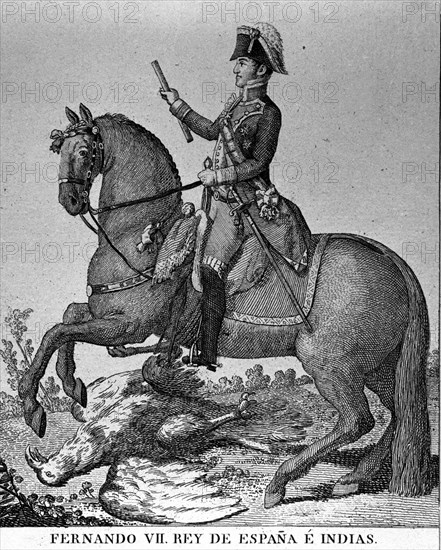 RETRATO ECUESTRE DE FERNANDO VII - GRABADO S XIX
MADRID, MUSEO MUNICIPAL
MADRID

This image is not downloadable. Contact us for the high res.