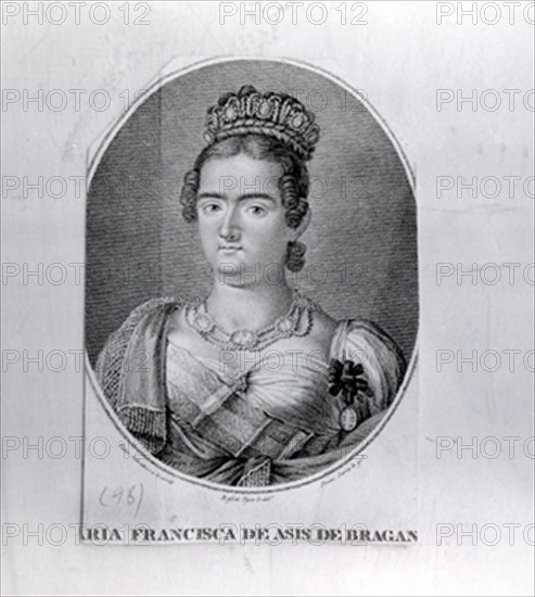 SURIA F
MARIA FRANCISCA DE BRAGANZA - INFANTA DE ESPAÑA - 1814/1848 - GRABADO S XIX
MADRID, MUSEO ROMANTICO
MADRID