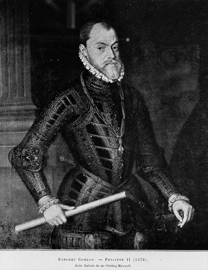 FELIPE II PINTADO POR SANCHEZ COELLO EN 1570 - FOTOGRAFIA EN BLANCO Y NEGRO DEL ORIGINAL

This image is not downloadable. Contact us for the high res.