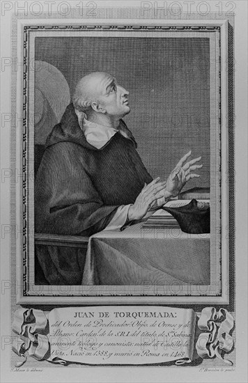 MAEA J
JUAN DE TORQUEMADA - IL DE RETRATOS DE LOS ESPAÑOLES ILUSTRES CON UN EPITOME DE SUS VIDAS -1791
MADRID, BIBLIOTECA NACIONAL GRABADO
MADRID
