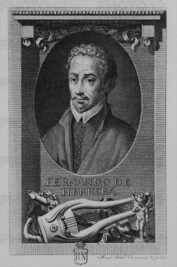 SALVADOR CARMONA MANUEL 1734/1820
FERNANDO DE HERRERA-1534/97-POETA ESPAÑOL-ESCUELA SEVILLANA-SIGLO DE ORO- GRABADO S XVIII-
MADRID, BIBLIOTECA NACIONAL GRABADO
MADRID